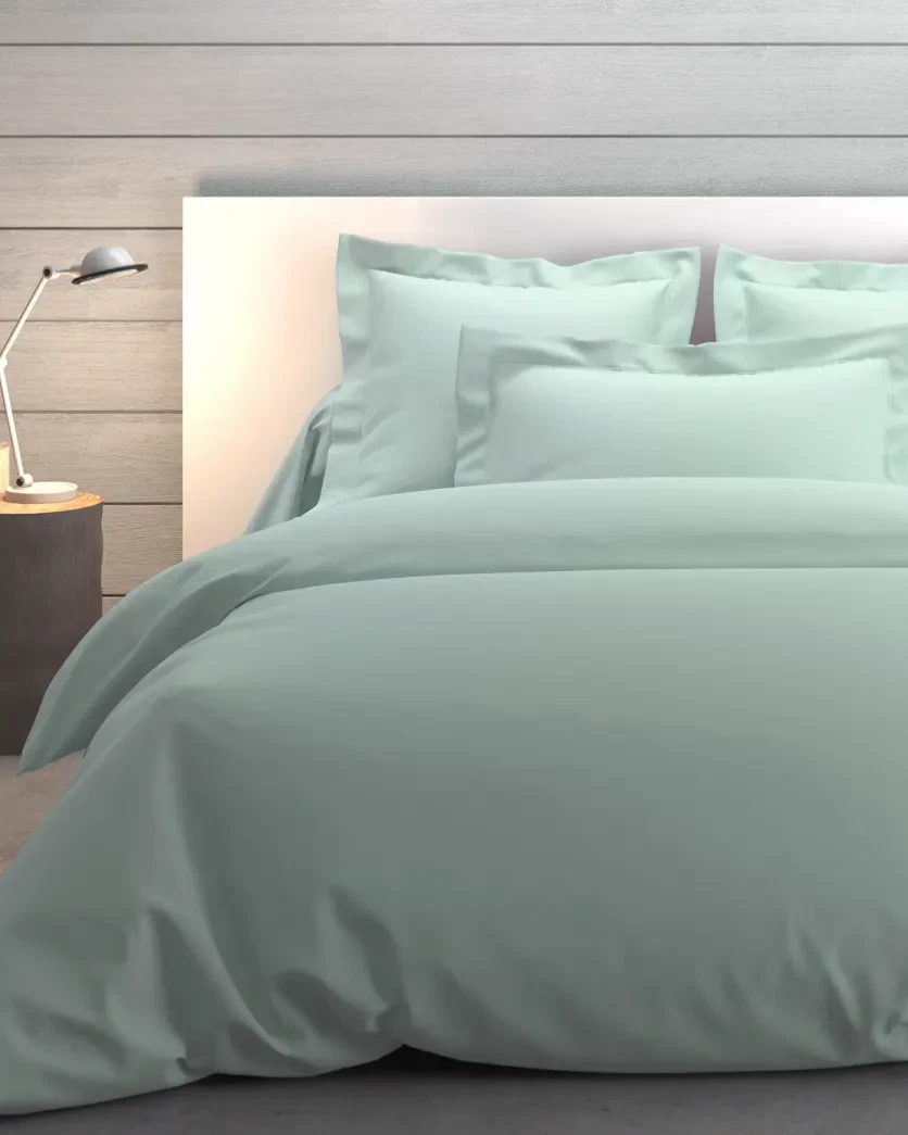 $695 ANNE DE SOLENE VEXIN KING DUVET COVER SHEET 2 SHAM CASES 6 SET CUMULUS BLUE