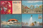 (5) 1964-1965 New York World's Fair Color Postcards Group Lot All EX!