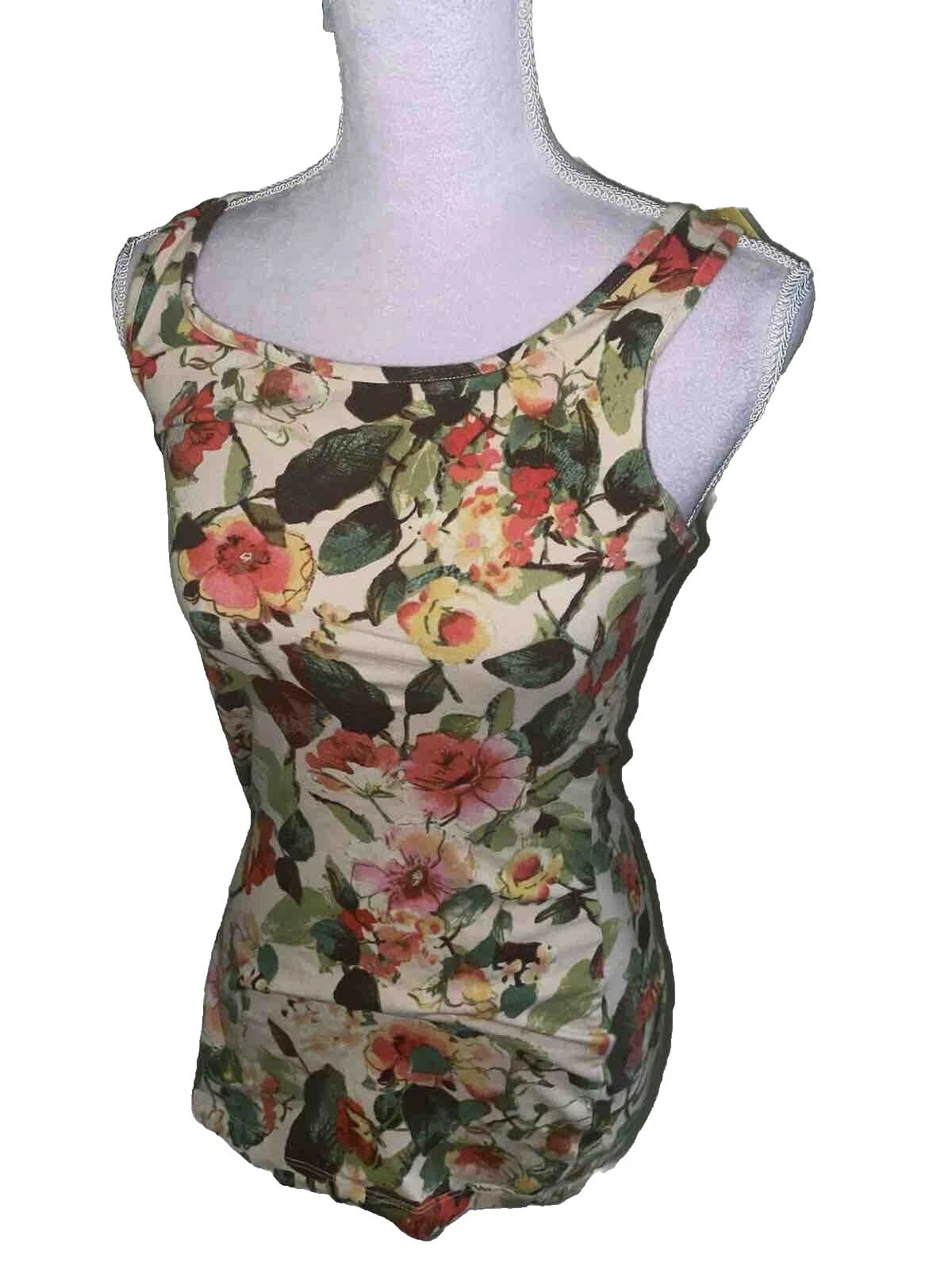 Top de algodón Floral Twenty One para Mujeres