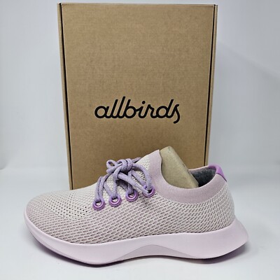 Allbirds Shoes Running Tree Dasher Pink Floral Womens Size 10.5 Wool NEW