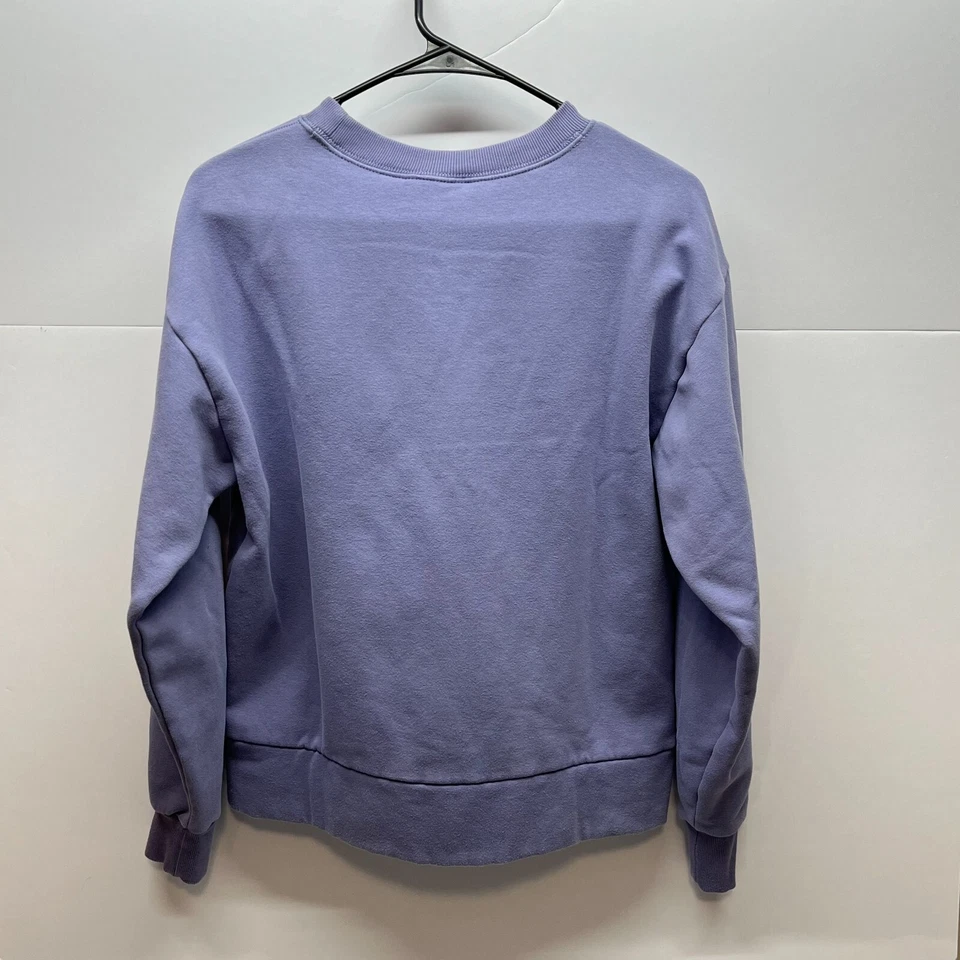 Sudadera Athleta Retroplush Cuello Redondo Púrpura Lavanda Talla XS Foto 2 de 4