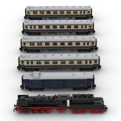 Historical Passenger Train 6753 teile für Personen ab 18 Jahren MOC-117307