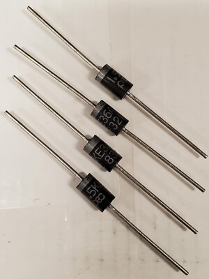 Qty:4 of 36V 30A Diode 1500W DO-201 TVS PANJIT 1.5KE36A 1N6284A