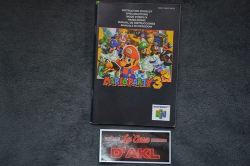 PAS DE JEU ₪ Notice pour Nintendo 64 - PAL FR - Taz Express