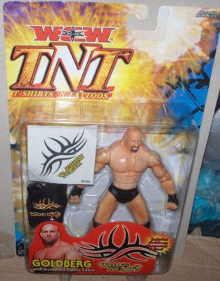 WCW TNT GOLDBERG  Figur + Zubehör  ca. 18 cm  Wrestling---Neu,OVP,RARITÄT