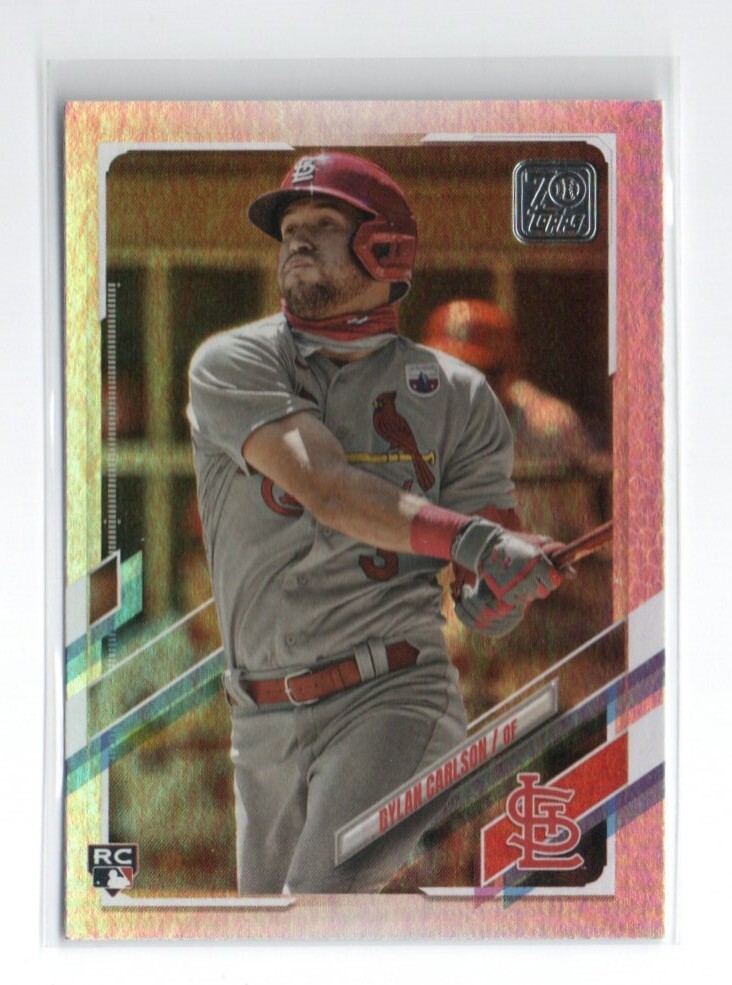 2021 Topps Dylan Carlson RC RAINBOW Foil #US197 Rookie ST. LOUIS Cardinals