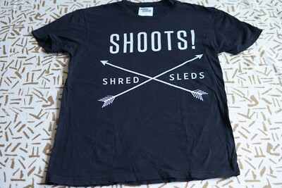 Aloha Sunday Men's Tee SHOOTS Shred X Sleds size Medium