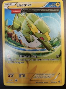 Pokemon Xy Primal Clash Electrike 60 160 Mint Ebay