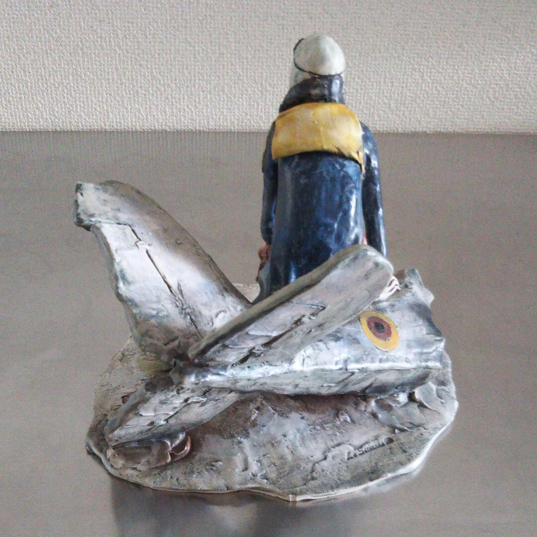 Lo Scricciolo T.MORETTO's Works Pilot Figurine Made In Italy