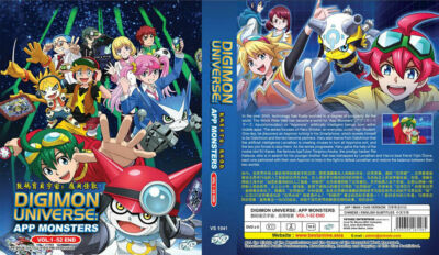 DVD~ANIME DIGIMON UNIVERSE:APP MONSTERS VOL.1-52 END ENGLISH SUBS