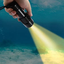 Scuba Dive Light Diving Flashlight Torch Lamp LED 400 Lumen 100m 328ft