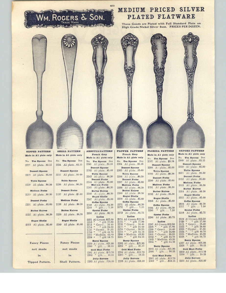 Alhambra silverware sales