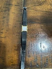 Seiko 5421-5110 Vintage Watch with Black Leather Band - Needs New Battery