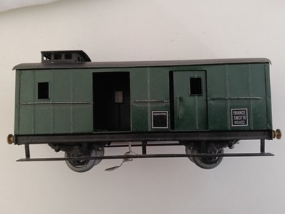 ref.393 - 0 - 1/43 - G.M.P.  ref. 65102 - GEDECKTER WAGEN '' SNCF '' elektrifiziert
