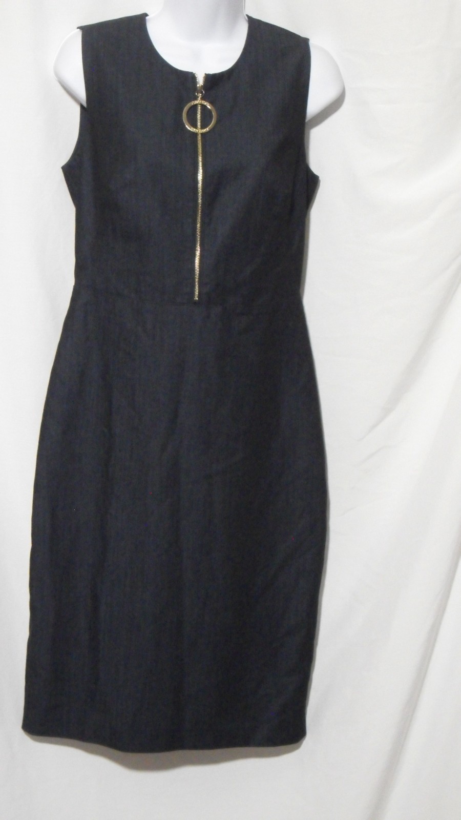 Calvin Klein sleeveless denium jean dress 6