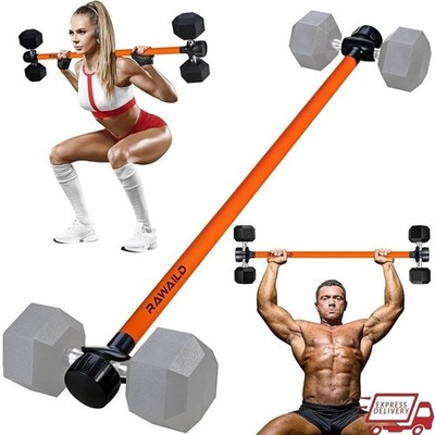 Adjustable Dumbbell Barbell Converter Versatile Home Gym Weightlifting Equipment