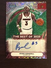 2025-26 Bowman's Best University #3 Ryan Conwell Green Mini Diamond #/99