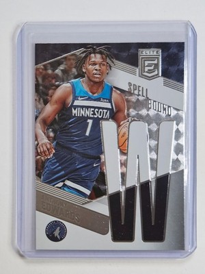 Anthony Edwards Wolves 2022-23 Donruss Elite Spellbound #29 ''W''  