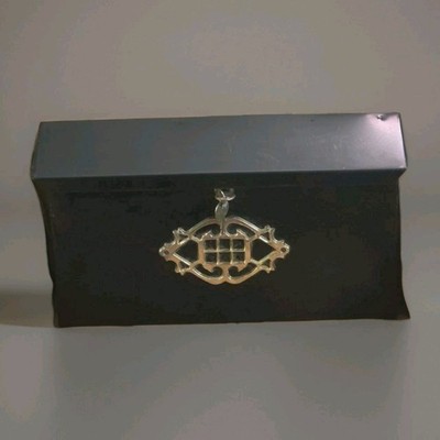 Black Horizontal Mailbox Wall Mount Installation Lockable Box W/ Keys 16x9x3'' 