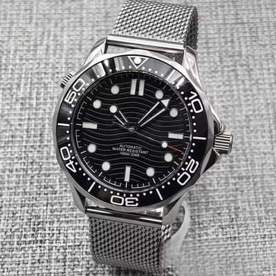 James Bond 007  BLACK SMP SEA W/AUTOMATIC NH35  NTTD NO TIME TO DIE DIVE WATCH