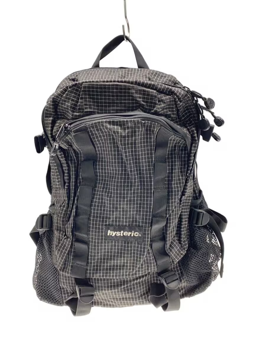 HYSTERIC GLAMOUR Backpack Black Check - Gem