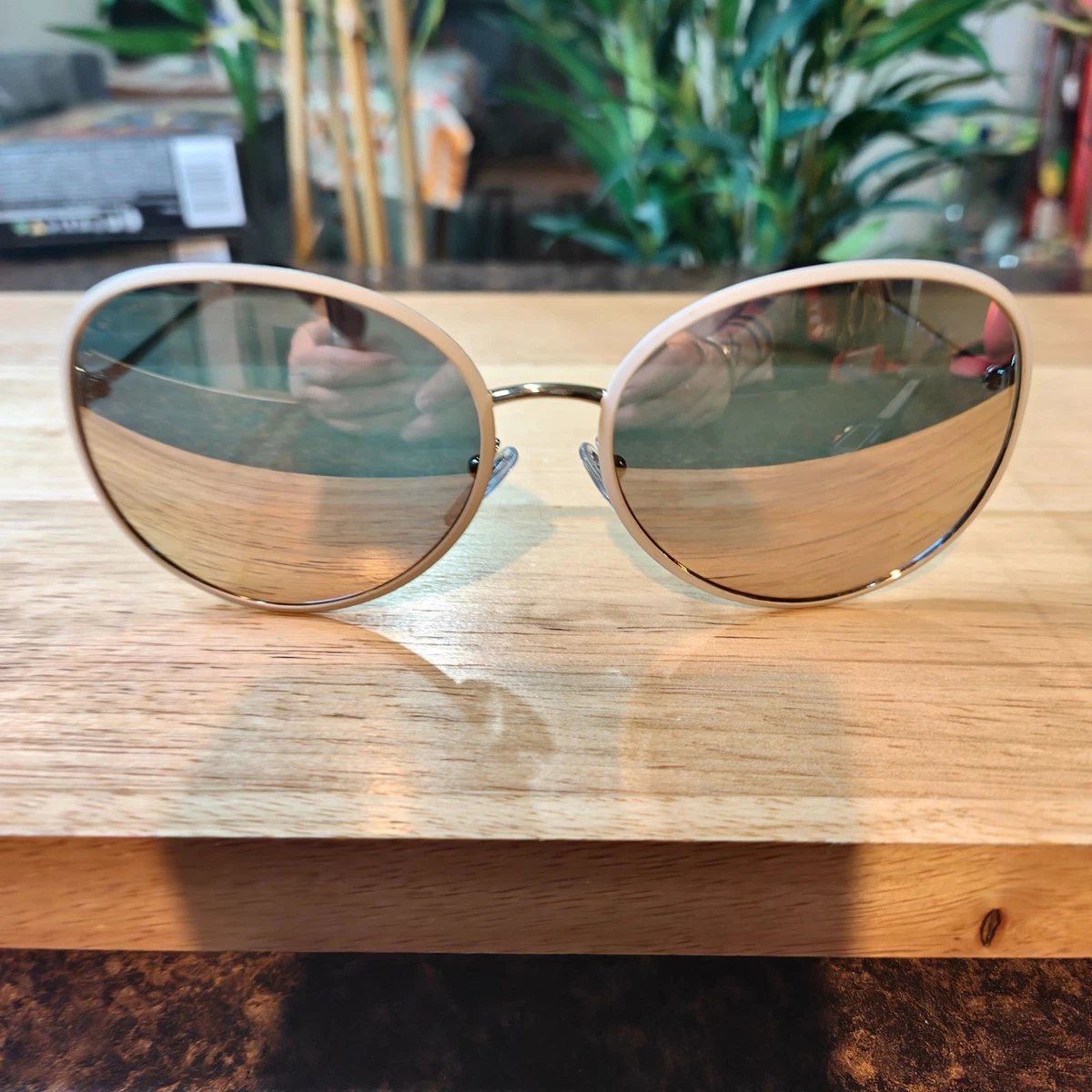 Bvlgari Gold Oval Sunglasses for Women for sale | eBay