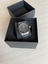 Orologio automatico Inkypio Milgauss quadrante nero bracciale tono argento limitato