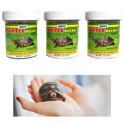 #ad #ad 3 Pack Turtle Deluxe Food Extra Calcium Shell Protein Vitamin Aquatic Aquarium $15.99