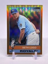 2025 Topps Heritage - Seth Lugo #312 Chrome Orange Border /25
