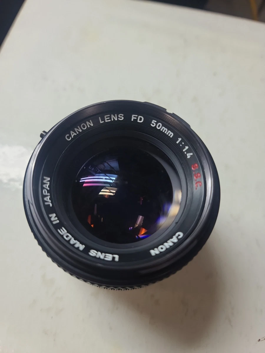 Canon FD 50mm f/1.4 Camera Lenses for sale | eBay