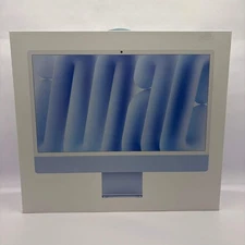 New 2024 Apple iMac 24" M4 4.5GHz 16GB RAM 256GB SSD Blue MWUF3LL/A
