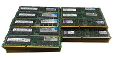 Samsung Kingston Elpida 16GB 2Rx4 PC3L-10600R DDR3 Server RAM Lot of 87