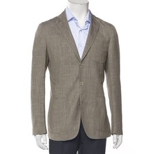 NEW 2755 Loro Piana Unstructured Linen Sportcoat Jacket US 40 e 50 Mocha Brown