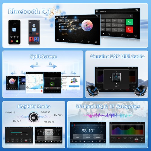 For Honda 2006-2015 Wireless Carplay Car Stereo Radio Navi WiFi GPS w/Cam - Picture 61 of 69