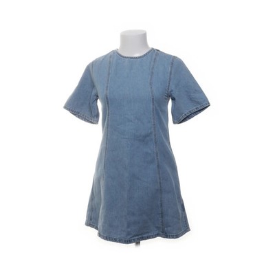 Zara, Jeanskleid, Größe: 152, Blau, Baumwolle, Einfarbig, Denim, Mädchen #nF2