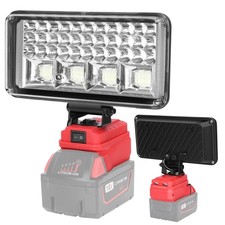Wireless LED Work Light for Milwaukee M18 18V Battery Cordless Outdoor Lamp