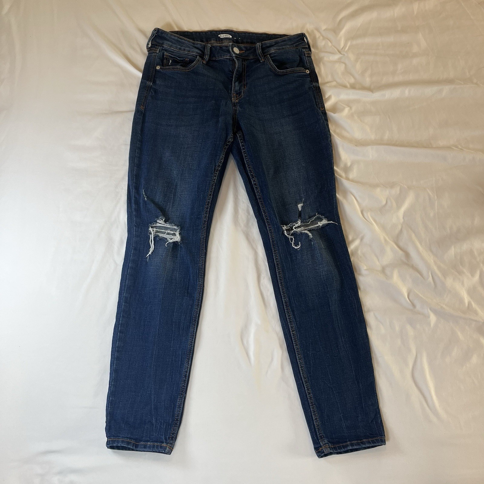Size 8 Blue Stretchy