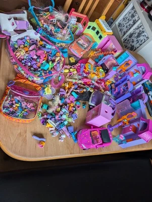 Polly Pocket Fashion Große Puppen Zum Anziehen Tausende Teile  2001 2004 Top Aut - Bild 1 von 4