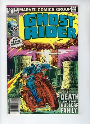 Ghost Rider # 40 Marvel Comics Zarathos appearance 1979 VF+