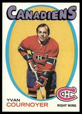 Yvan Cournoyer 1971-72 Topps #15 Montreal Canadiens EX-NM