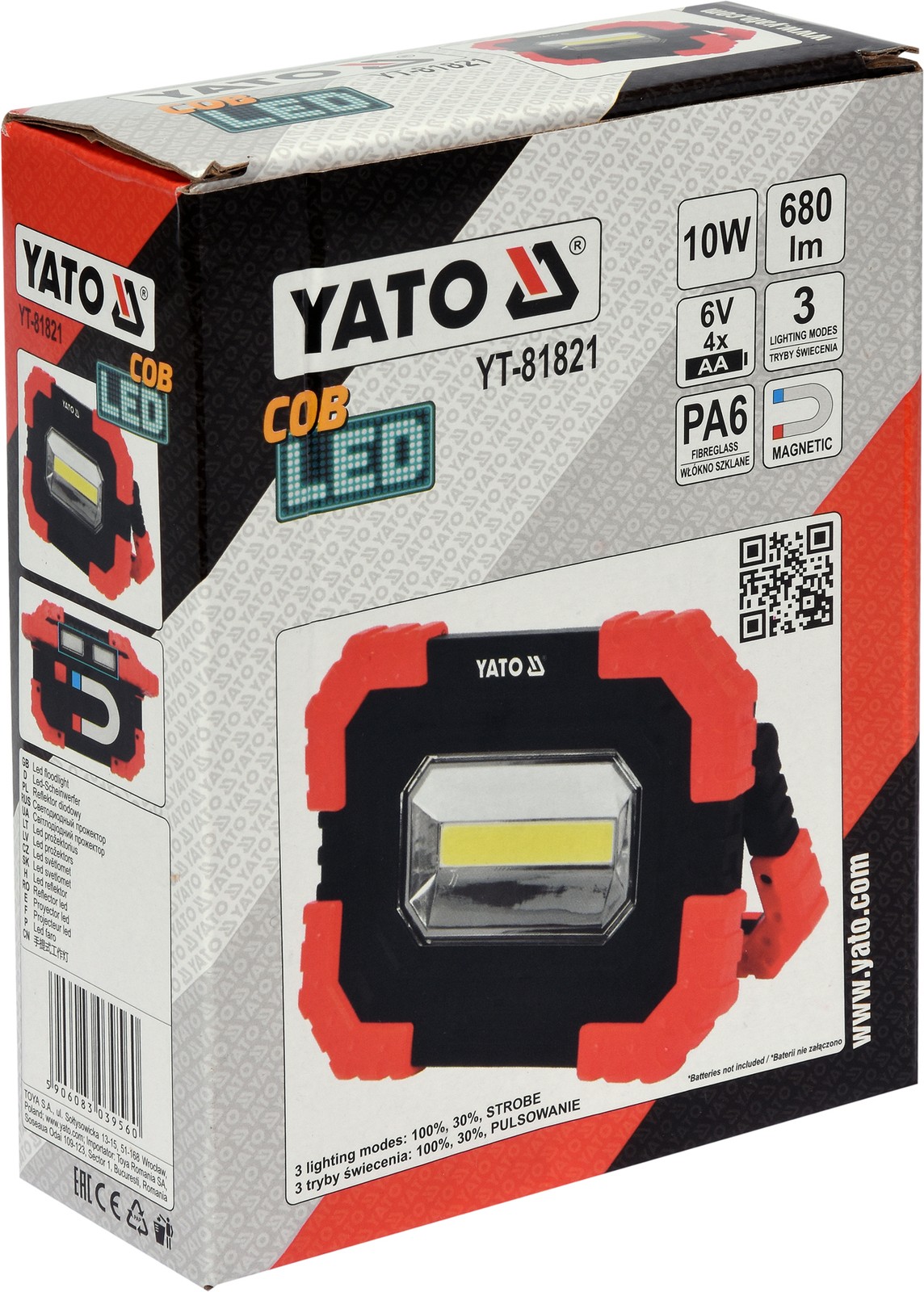 Fits YATO NARZ�DZIA YT-81821 LED REFLECTOR. PORTABLE 10W COB 680LM   ⭐UK Stock⭐