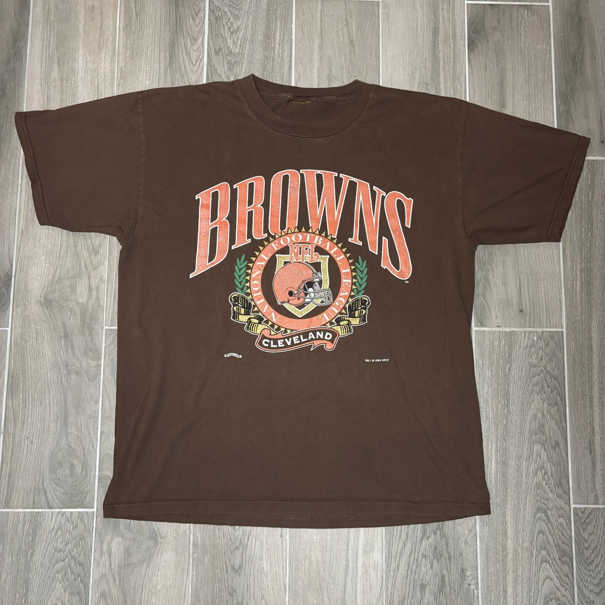 vintage cleveland browns t shirt products for sale | eBay