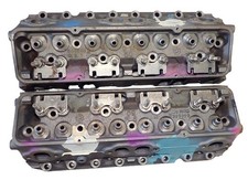 Nos Gm 340292 Turbo Cylinder Heads Small Block Chevy Angle Spark Plugs Sbc 292