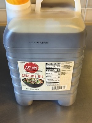 Asian Pride Sesame Oil 1 Gallon (3.78L) Bulk   Product of Taiwan