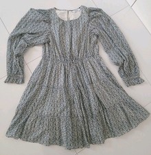 Paris Atelier & Other Stories blue and white cotton floral print Dress EUR Sz XS