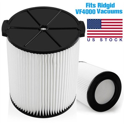 VF4000 Replacement Wet/Dry Washable Vacuum Garage Shop Vac Pleated Filter