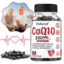 COQ10 capsules 200mg--helps to improve heart health and enhance physical fitness
