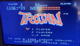 Trojan (Nintendo Entertainment System NES, 1989) TESTATO AUTENTICO - 5 viti BUONO