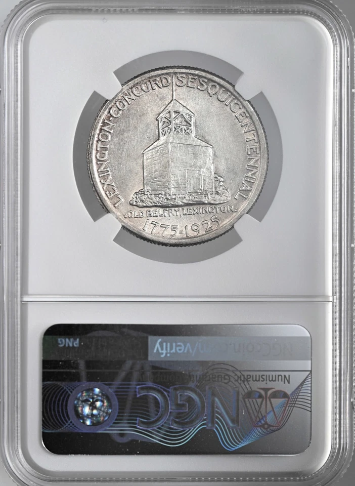 1925  50C LEXINGTON SILVER HALF DOLLAR  NGC UNC DETAILS "CLEANED"  #8405243-043 - Image 4 of 4