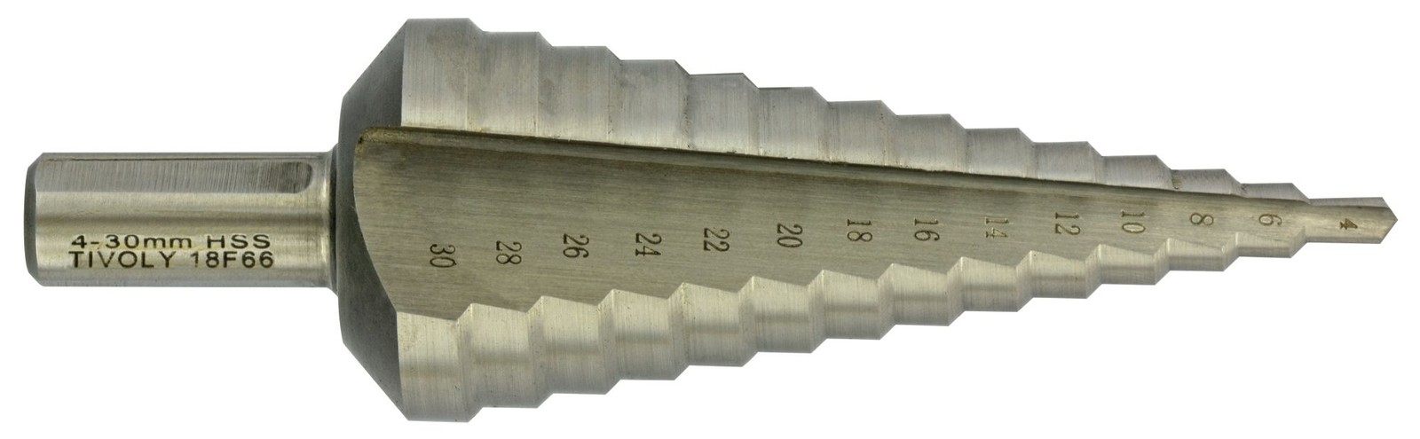 Foret conique étagé goujures droites Tivoly T LINE HSS Ø 4-30 metal